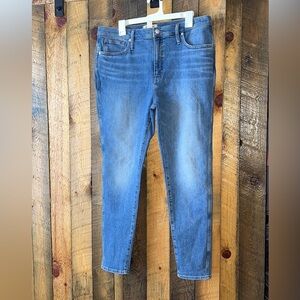 NWOT 10” high rise skinny madewell jeans